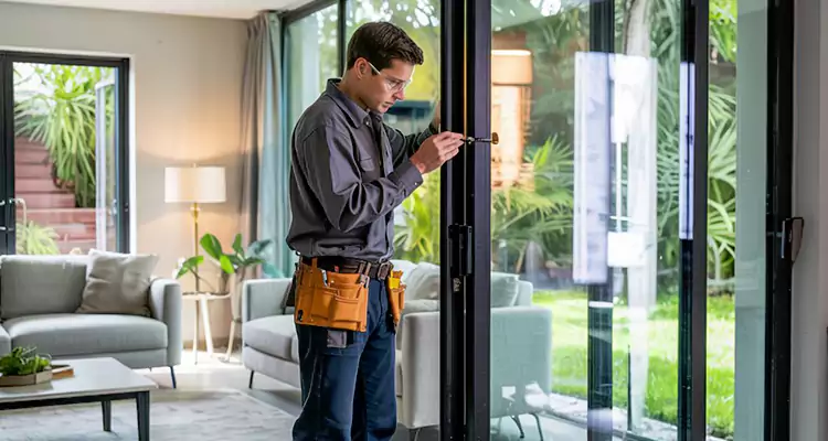 Sliding Door Jamb Lock Repair in West Melbourne, FL