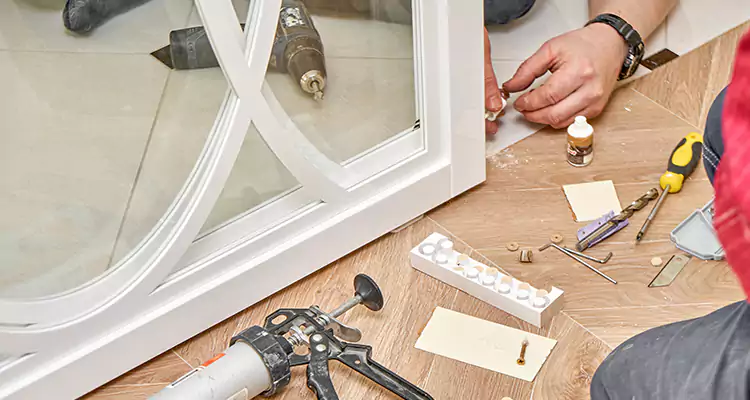 Interior Patio Door Casing Repair in West Melbourne, FL